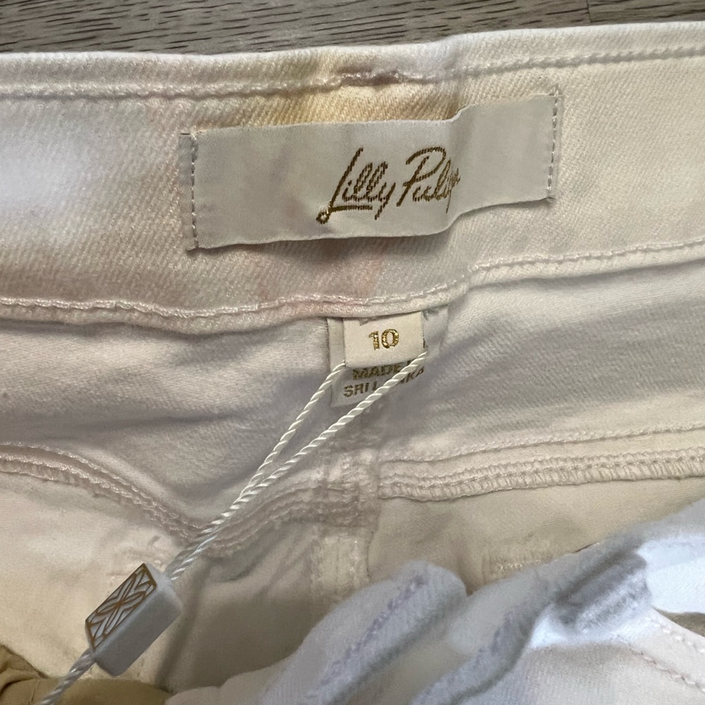 Lily Pulitzer 29" South Ocean High-Rise Skinny Jean size 10 - Picture 4 of 9